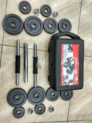 20kgs Cast Iron Set with a Carry Case - Image 3